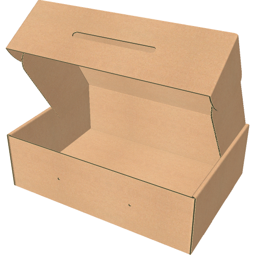 Самосборная коробка 350х250х110 мм, Т-22 "Е" бурый