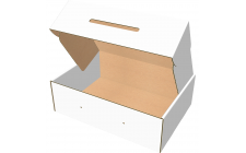 Самосборная коробка 350х250х110 мм, Т-22 "Е" белый