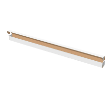 Самосборная коробка 1210х60х60 мм, Т-22 "Е" белый