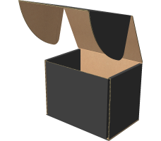 Самозбірна коробка 135х95х110 мм, Т-22 "Е" чорний