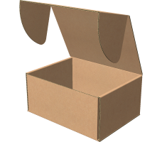 Самосборная коробка 170х131х81 мм, Т-22 "Е" бурый