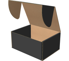 Самосборная коробка 170х131х81 мм, Т-22 "Е" чёрный