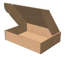 Самосборная коробка 249х185х58 мм, Т-22 "Е" бурый Самосборная коробка 249х185х58 мм, Т-22 "Е" бурый
