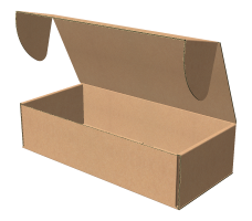 Самозбірна коробка 260х120х66 мм, Т-22 "Е" бурий