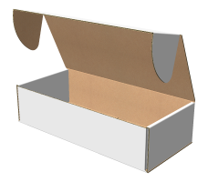 Самозбірна коробка 260х120х66 мм, Т-22 "Е" білий