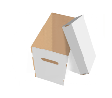 Самосборная коробка 273х165х272 мм, Т-24 «В» белый