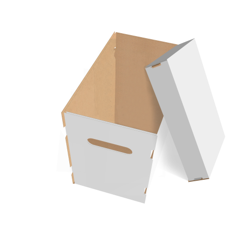 Самосборная коробка 290х190х230 мм, Т-24 «В» белый Самосборная коробка 290х190х230 мм, Т-24 «В» белый