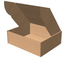 Самосборная коробка 300x250x100 мм, Т-22 "Е" бурый
