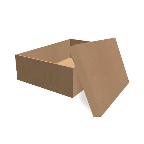 Самосборная коробка 350х250х100 мм, Т-22 "Е" бурый