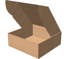 Самосборная коробка 400х400х150 мм, Т-22 "Е" бурый Самосборная коробка 400х400х150 мм, Т-22 "Е" бурый