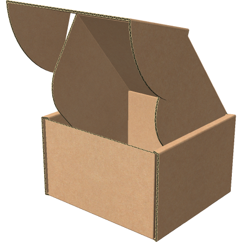 Самосборная коробка 90x90x60 мм, Т-22 "Е" бурый