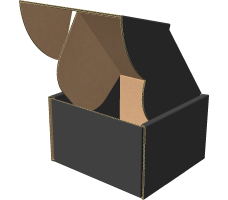 Самозбірна коробка 90х90х60 мм, Т-22 "Е" чорний