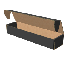 Самосборная коробка 250х60х40 мм, Т-22 "Е" чёрный