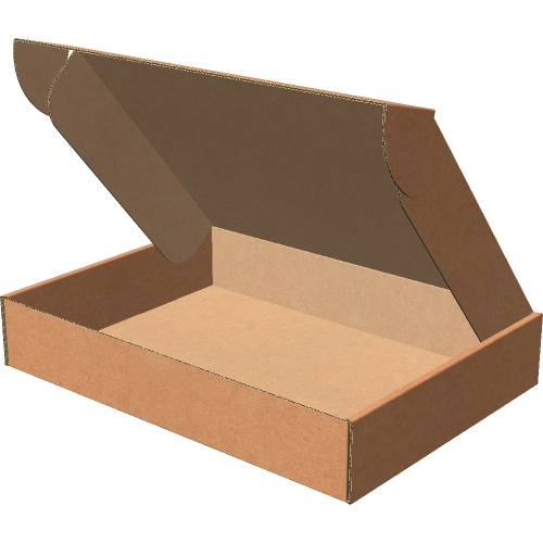 Самосборная коробка 290х210х50 мм, Т-22 "Е" бурый Самосборная коробка 290х210х50 мм, Т-22 "Е" бурый