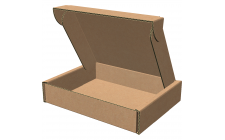 Самосборная коробка 100x80x20 мм, Т-22 "Е" бурый