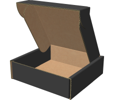 Самозбірна коробка 100х100х30 мм, Т-22 "Е" чорний