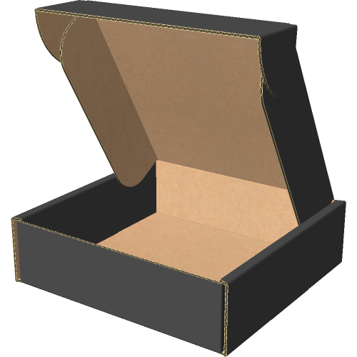 Самозбірна коробка 120х120х35 мм, Т-22 "Е" чорний Самозбірна коробка 120х120х35 мм, Т-22 "Е" чорний