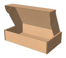 Самозбірна коробка 170х100х40 мм, Т-22 "Е" бурий