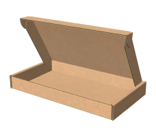 Самосборная коробка 180х100х20 мм, Т-22 "Е" бурый