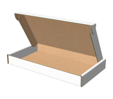 Самозбірна коробка 180х100х20 мм, Т-22 "Е" білий