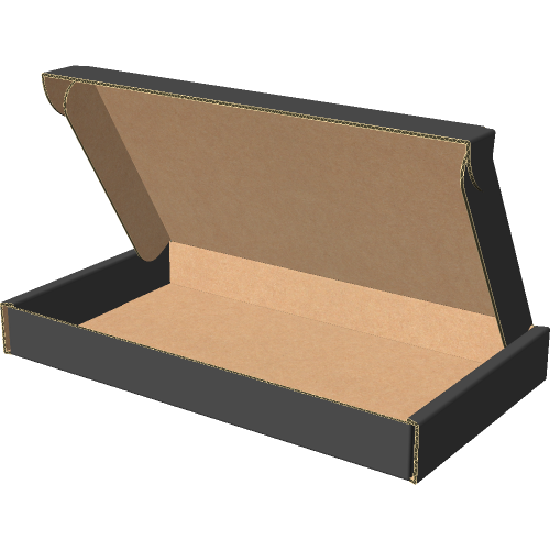 Самозбірна коробка 180х100х20 мм, Т-22 "Е" чорний Самозбірна коробка 180х100х20 мм, Т-22 "Е" чорний