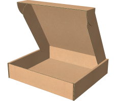 Самозбірна коробка 185х170х40 мм, Т-22 "Е" бурий