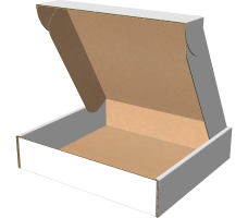 Самозбірна коробка 185х170х40 мм, Т-22 "Е" білий