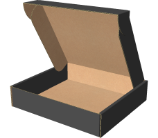 Самозбірна коробка 185х170х40 мм, Т-22 "Е" чорний