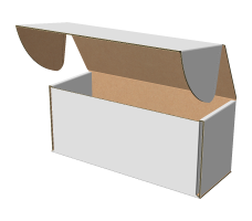 Самозбірна коробка 195х75х85 мм, Т-22 "Е" білий