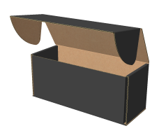 Самосборная коробка 195х75х85 мм, Т-22 "Е" чёрный