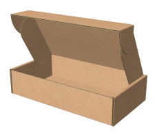 Самозбірна коробка 200х110х45 мм, Т-22 "Е" бурий