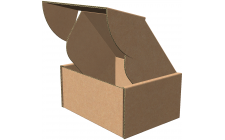 Самосборная коробка 100x80x50 мм, Т-22 "Е" бурый