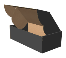Самосборная коробка 300x150x90 мм, Т-22 "Е" чёрный