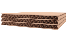 Гофрокартон листовой семислойный 1200x800 мм, С-40 "ЕВС" бурый Гофрокартон листовой семислойный 1200x800 мм, С-40 "ЕВС" бурый