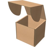 Самосборная коробка 100x100x100 мм, Т-22 "Е" бурый