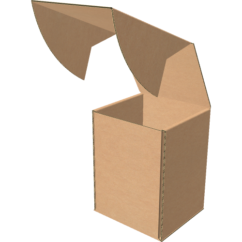 Самозбірна коробка 100x100x145 мм, Т-22 «Е» бурий Самозбірна коробка 100x100x145 мм, Т-22 «Е» бурий