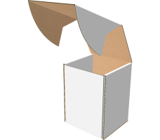 Самозбірна коробка 100x100x145 мм, Т-22 «Е» білий