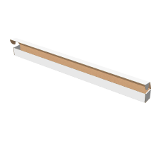 Самосборная коробка 1020х60х60 мм, Т-22 "Е" белый