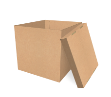 Самосборная коробка 300х260х250 мм, Т-22 "Е" бурый