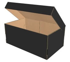 Коробка для обуви 300x180x120 мм, Т-23 "Е" чёрный