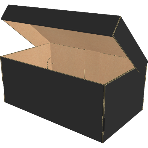 Коробка для обуви 300x180x120 мм, Т-23 "Е" чёрный