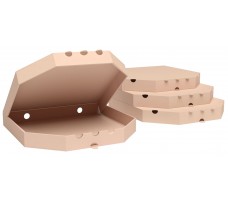 Коробка для піци 300x300x35 мм Т-21 «Е» бурий
