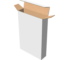 Самозбірна коробка 150х40х230 мм, Т-22 «Е» білий