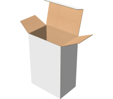 Самозбірна коробка 165х105х245 мм, Т-22 «Е» білий