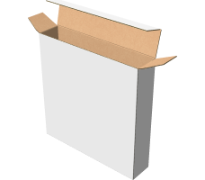 Самозбірна коробка 215х45х215 мм, Т-22 «Е» білий