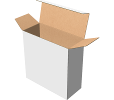 Самозбірна коробка 215х90х215 мм, Т-22 «Е» білий